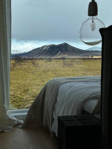 LAVA house by Ragnar Glamp Sauna and Volcano view in Hella