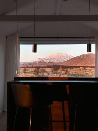 LAVA house by Ragnar Glamp Sauna and Volcano view in Hella