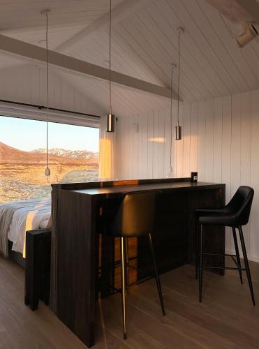 LAVA house by Ragnar Glamp Sauna and Volcano view in Hella