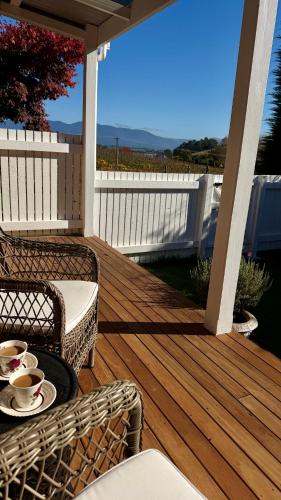 Exterior view, Gate Keepers Cottage in Tasman