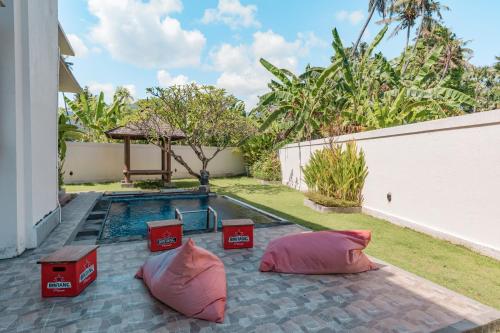 Uitzicht, Gunung Agung Timur Hotel in Amed