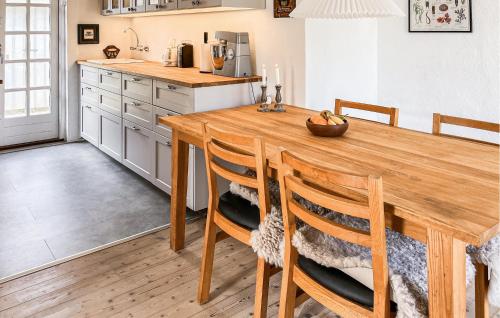 Kitchen, Amazing Home In Hals With Sauna in Hals