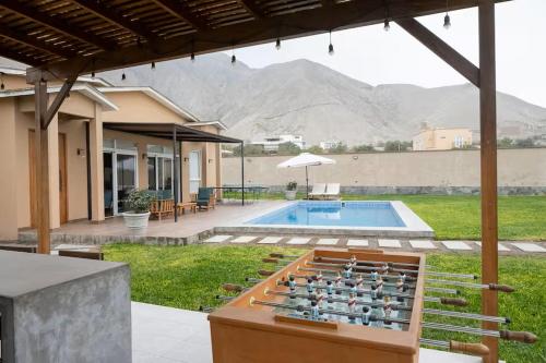 Balkons/terase, Luma Stay Cieneguilla Private House with Pool in Cieneguilla