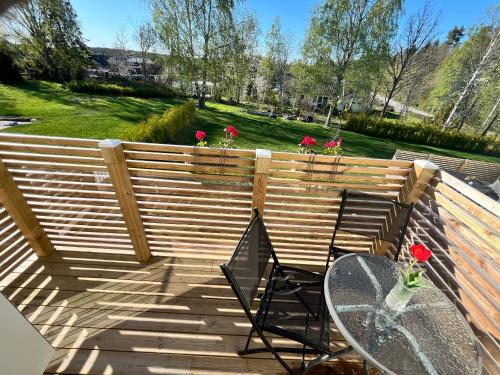 Balkon/Terrasse, Modern nyproduktion nära ALV (Modern nyproduktion nara ALV) in Vimmerby