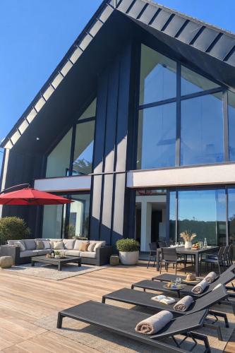 Villa Cap 221, design et élégance, la plage à pieds, pointe de Trevignon, Finistère Sud - Location, gîte - Trégunc