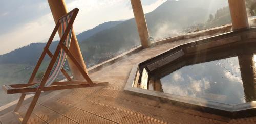 热水浴池, Chalet Trushnyi in 博利亚尼兹亚
