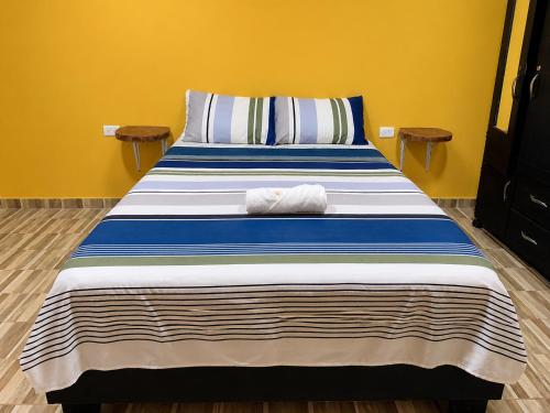 1 double bed