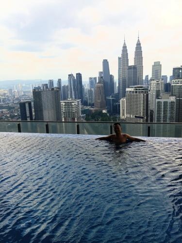 View, infinitum suites rooftop pool by AZ in Little India