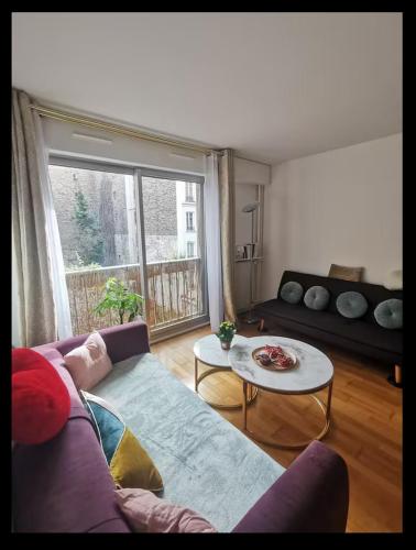 Cosy 50sqm flat at Eiffel Tower and Parc Expos with Parking