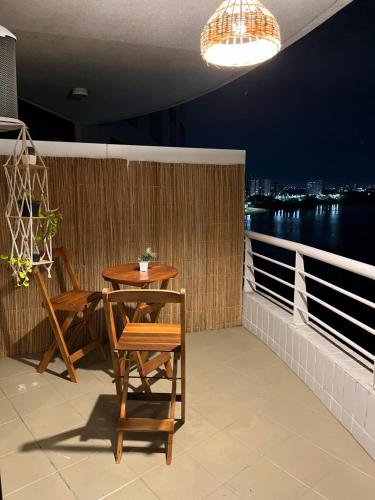 Flat Tropical Hotel Com Varanda Vista Espetacular in Folyóparti