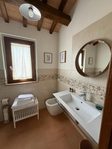 Fürdőszoba, Il Casale del Tiglio in Monteleone D'Orvieto