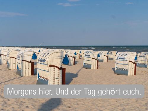 Ferienhaus fur 6 in Gromitz 2 Bader, Garten & Strandkorb am Strand in Gromitz