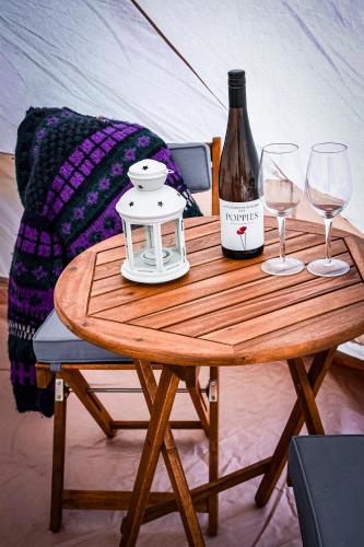 Willow Riverfront Bell Tent in Telkwa (BC)