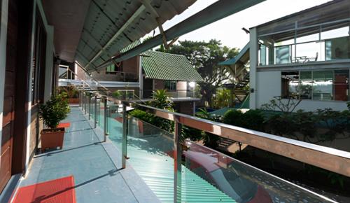 Varanda/terraço, Sampan Cafe and Resort in Dhoapalong