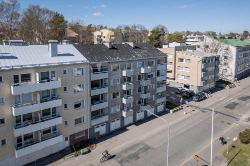 Entrance, Peaceful & Bright Studio with Balcony in Green Etela-Haaga in Haaga