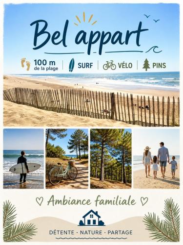 Bel appartement à 100 m de la plage (Bel appartement a 100 m de la plage) in Carcans