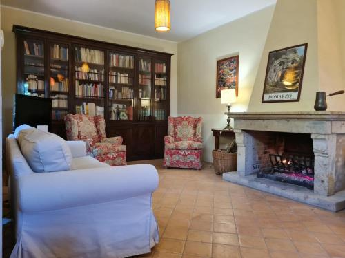 Jagatud salong / TV-ala, Villa Flavia in Manziana