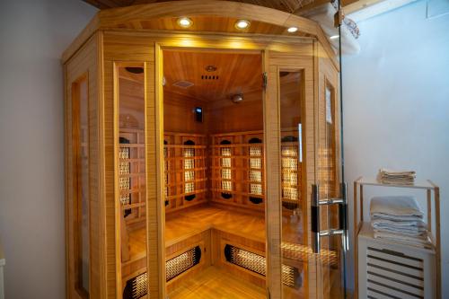 Sauna, Kiskörtés Vendégház Óhuta (Kiskortes Vendeghaz Ohuta) in Háromhuta