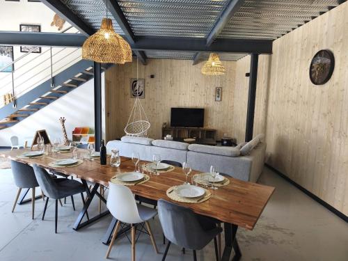 Loft 8 pers à la ferme - nature, océan & lacs du Médoc gîte à louer Haut-Médoc