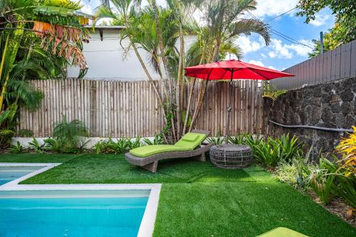 Villa Soreya - Private pool 200m from the beach in Pointe aux Cannoniers