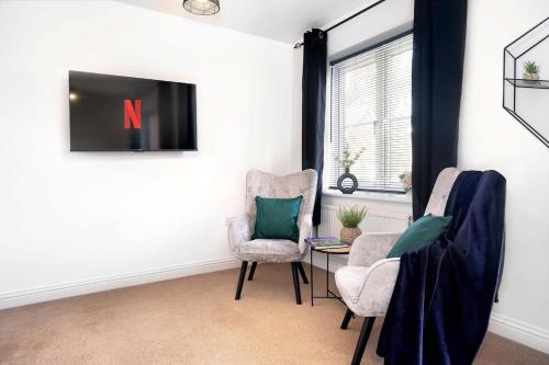 Létesítmények, Elegant 5BR - Free WiFi - Parking - Netflix - Family Friendly in Mildenhall