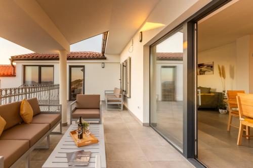 Balkons/terase, Villa Lareva - sunset view in Ustrine