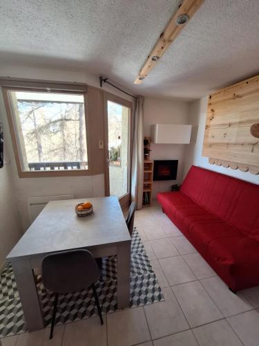 Studio cosy 4 personnes avec balcon Les Orres 1650