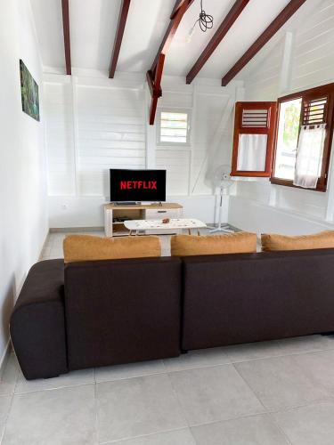 Közös társalgó / TV, Villa 2 Chambres in Le Saint-Esprit