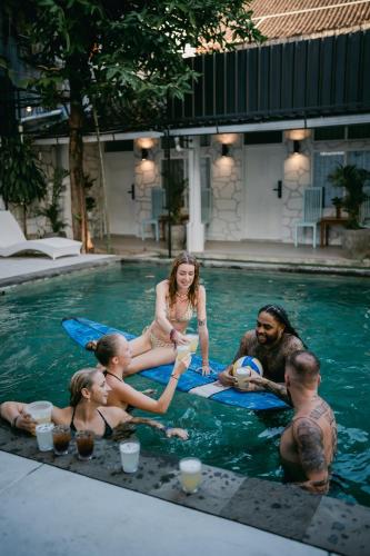 Swimming pool, Lushy Hostel Kuta Legian in Legian
