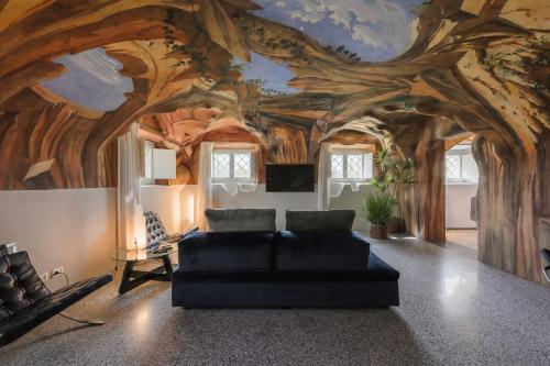 Skupni salon/TV območje, Grotta Art Suite - Villa Buonafonte in San Damaso