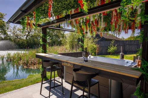 花園, Holly Tree Luxury Lodge in 北達菲爾德
