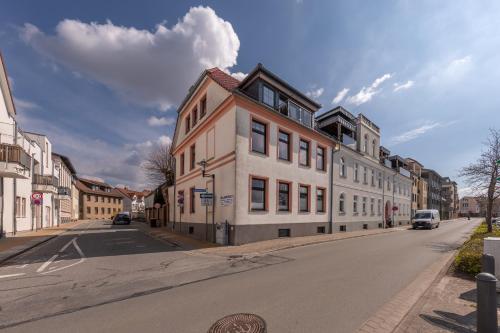 Hafenblick in Waren Müritz, Deutschland
