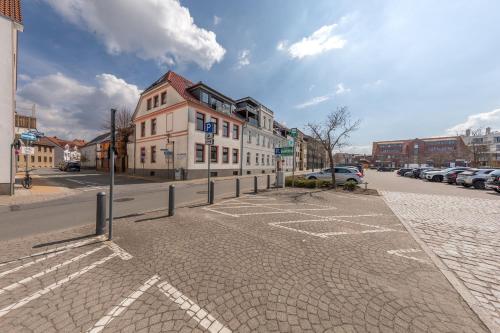 Hafenblick in Waren Müritz, Deutschland