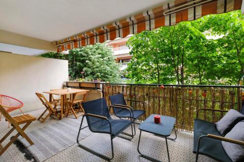 Studio la goelette, balcon, clim