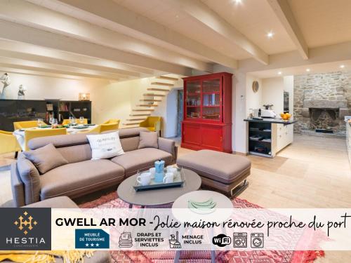 GWEL AR MOR - Jolie maison de charme rénovée proche du port (GWEL AR MOR - Jolie maison de charme renovee proche du port) in Lanilduta