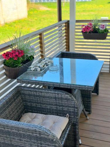 Erkély/terasz, MaxiMar Apartment With Sauna in Valga