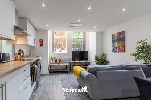 Casa Cove GF Flat Free Parking - 5min to Hospital, Manchester