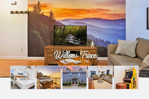 Willow Trace: Family Retreat, Hot Tub, Gaming! in Pigeon Forge, USA