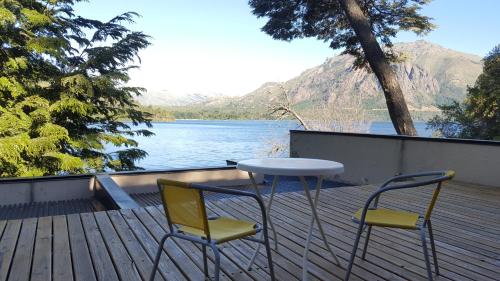 발코니/테라스, Refugio del Lago in 라고 구티에레스