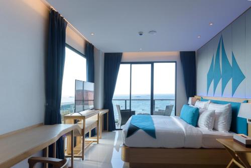 1 double bed