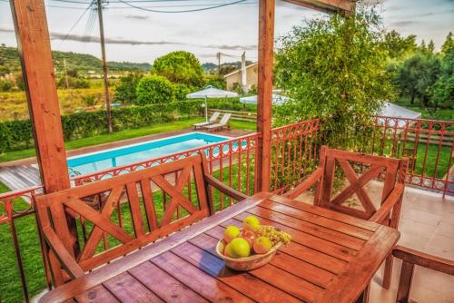 Altan/terrasse, Villa Arokaria in Tsilivi