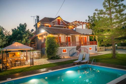 Swimmingpool, Villa Arokaria in Tsilivi