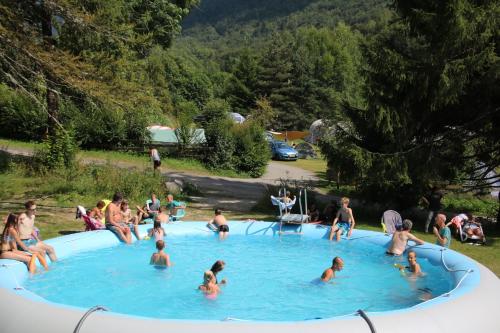 Peldbaseins, Gite et camping Ascou La Forge in Ascou