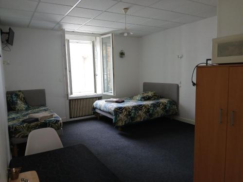 1 double bed