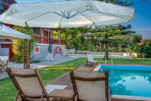 Swimmingpool, Villa Arokaria in Tsilivi