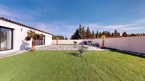 Dārzs, Villa Nana - Pool & tranquility - 10 min from Carcassonne in Vilgelensa