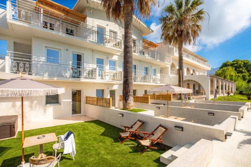Exterior view, Coudour Boutique Hotel in Trapezaki Beach