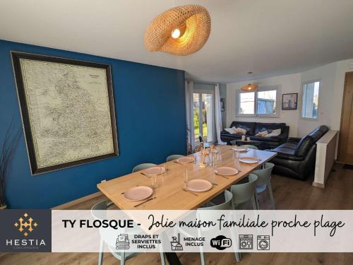 TY FLOSQUE - Jolie maison familiale proche plage gîte à louer Kerlanou