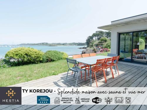 TY KOREJOU - splendide maison avec sauna les pieds dans l'eau - Location saisonnière - Plouguerneau