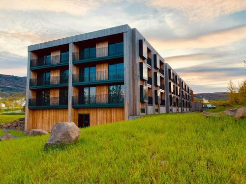 Viesnīcas āriene, Litli Geysir Hotel in Haukadal